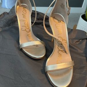 Sam Edelman Gold sandals. Excellent condition